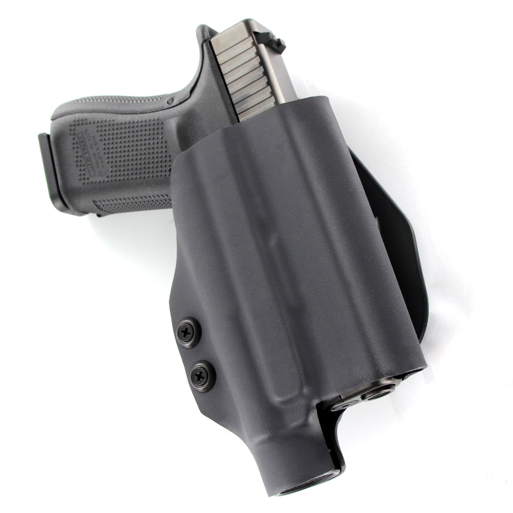 Black Kydex Light Bearing Holster for Glock 19 23 32 Inforce APL 