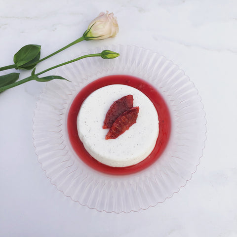 Honeyed Blood Orange Panna Cotta