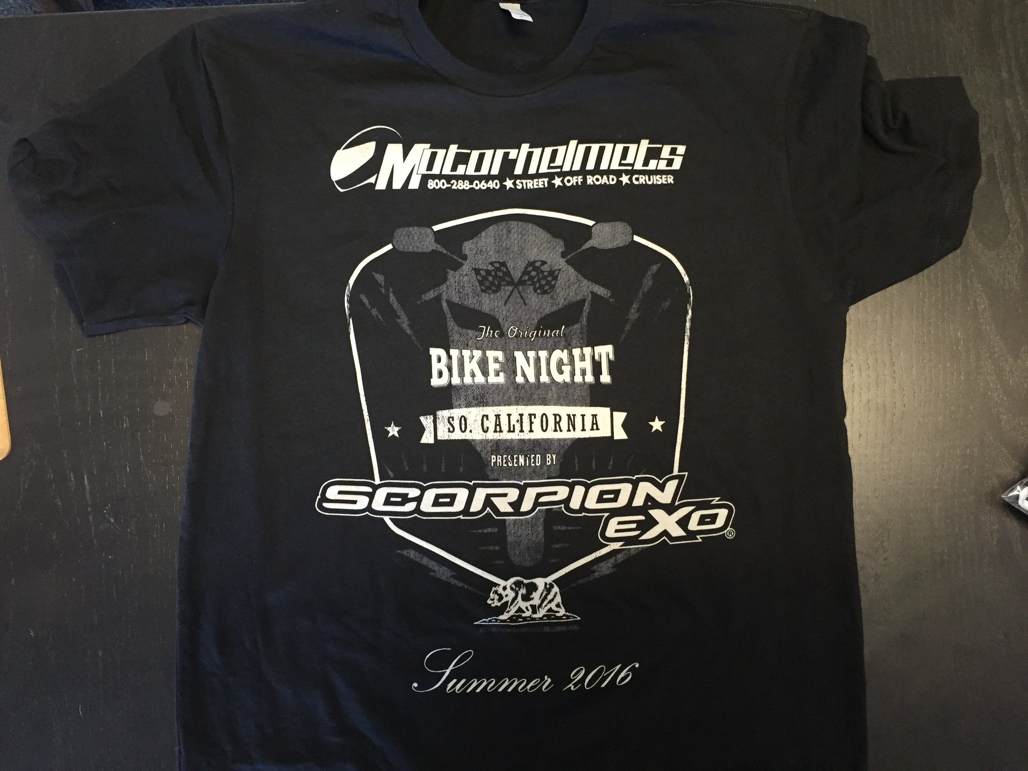 Motorhelmets Bike Night Tshirt August 31 2016 Scorpion USA