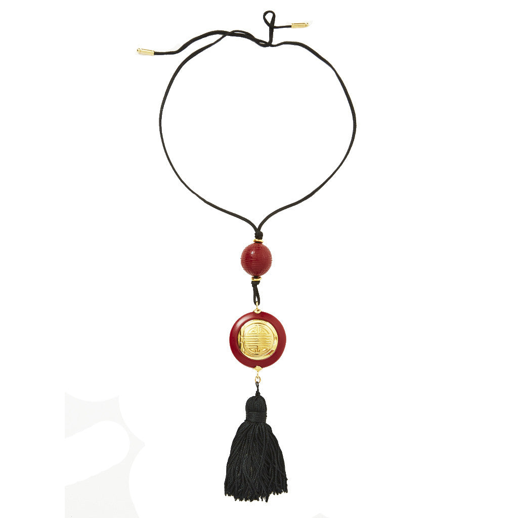 Yves Saint Laurent Opium Perfume Pendent Necklace