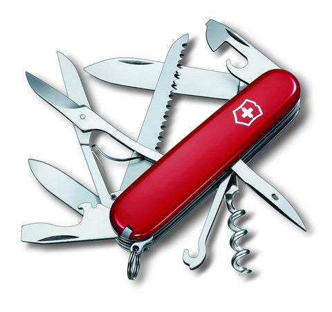 Victorinox Huntsman Pocket Knife - Red
