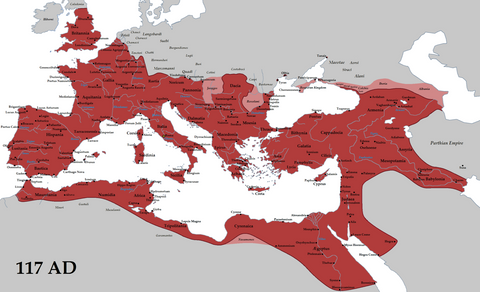 Roman Empire's Greatest Expanse