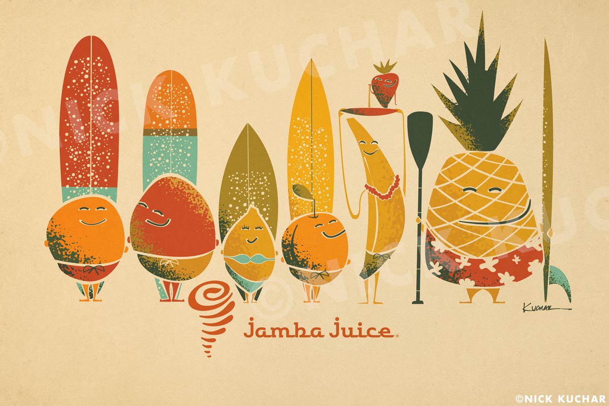 Nick Kuchar Hawaii Surf Gift Art