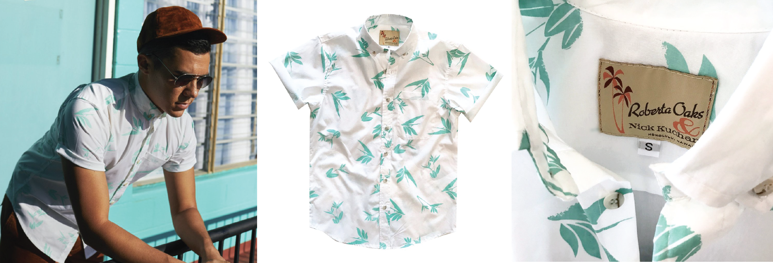 Nick Kuchar modern vintage aloha shirt