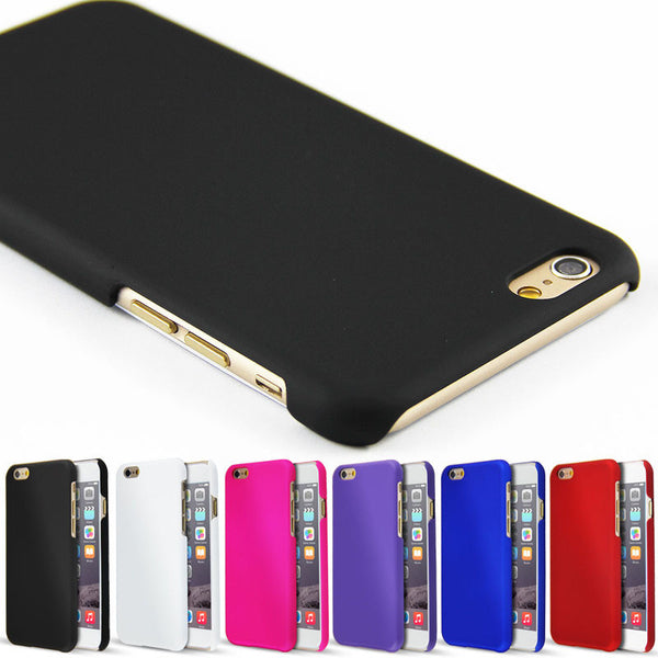 Fashion Rubberized Plastic Hard Case For iPhone 6 Case & For Coque iPhone 6S/6 Plus/6S Plus/5S/4S Back Cover Cell Phone Cases