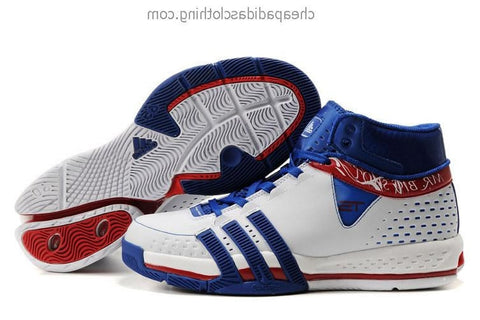 Belfast Adidas Tracy Mcgrady 10 Basketball Shoes Blue White