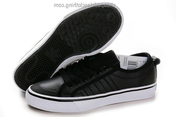 adidas nizza lo black leather