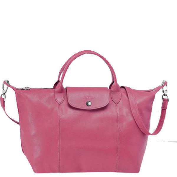 longchamp cuir medium size