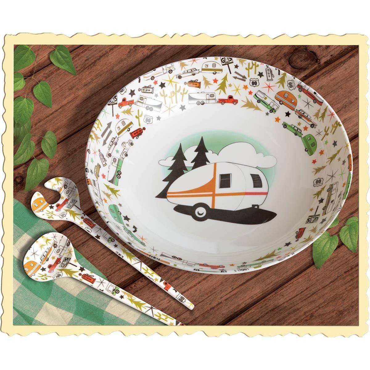 Serving Bowl & Servers Camping Set