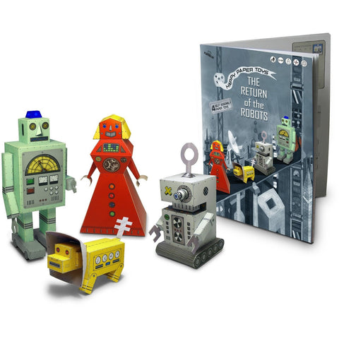 Happy Paper Toys Robots