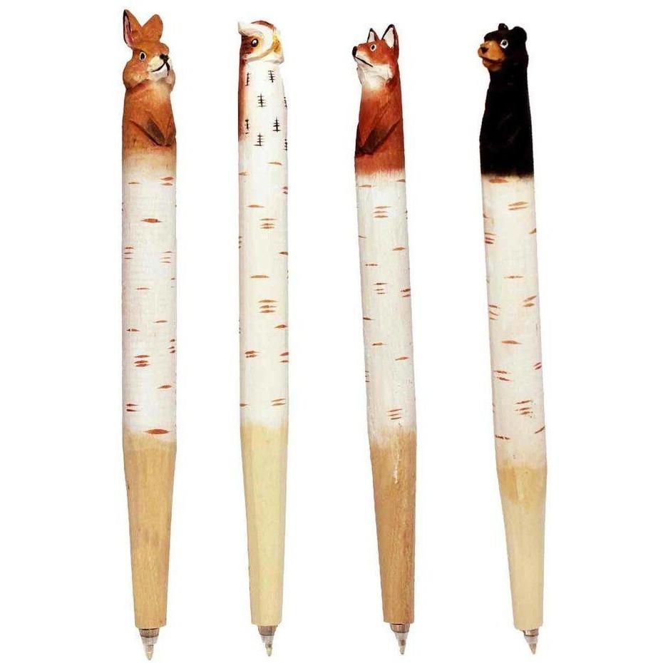 Woodland Carved Pen Set