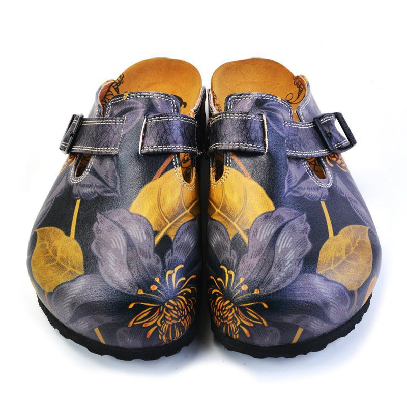 navy blue clogs