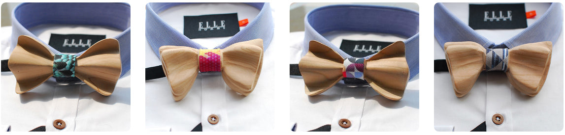 Wooden Bow Ties