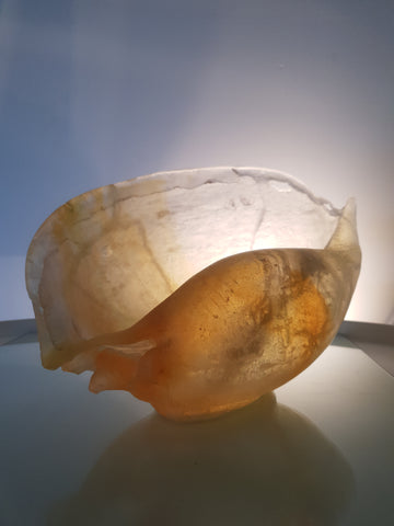wax cast glass shell