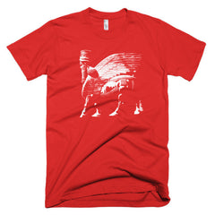LAMASSU Human-headed winged bull and winged lion Short sleeve men's t-shirt