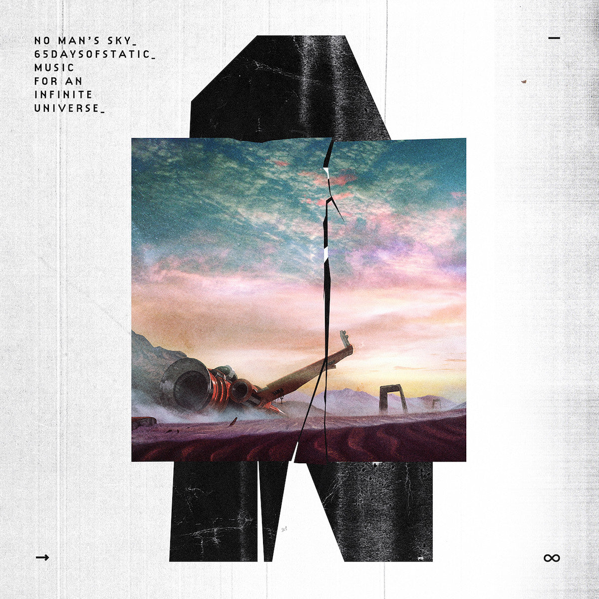 The No Man's Sky soundtrack album cover by Caspar Newbolt and John DeLucca
