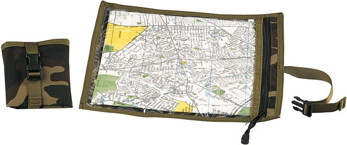 map case military waterproof document camouflage woodland gi army navy