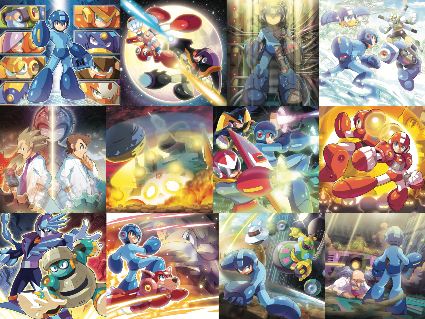 Art by ultimatemaverickx for the Mega Man vinyl collection