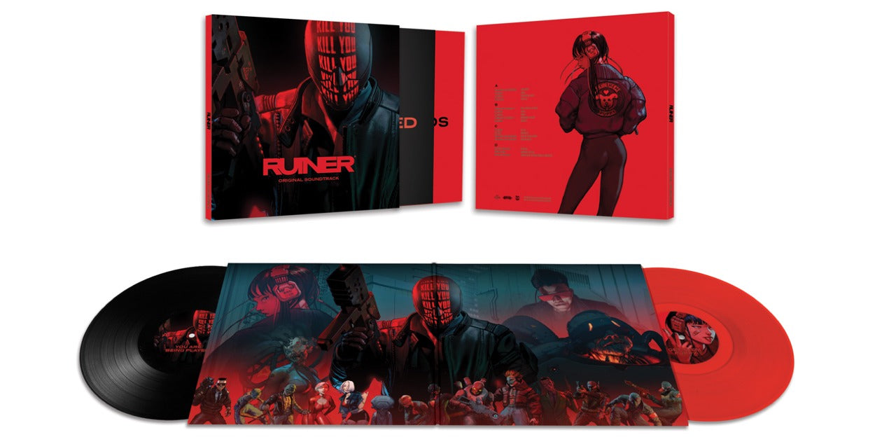 The RUINER soundtrack is available on 2xLP vinyl from LacedRecords.com