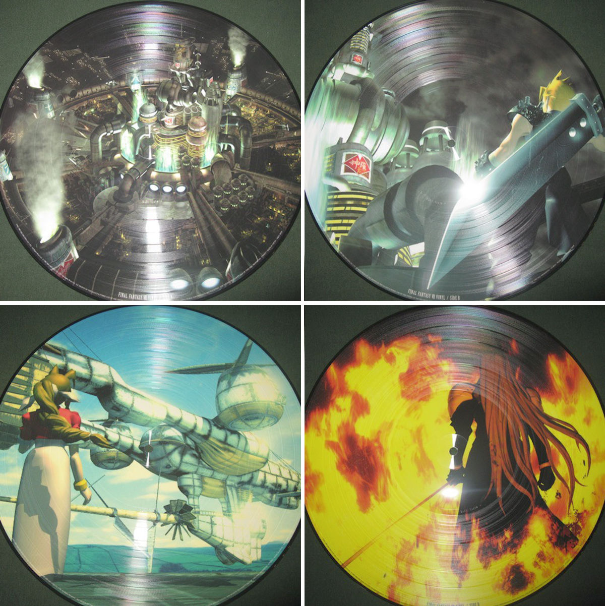 Final Fantasy 7 vinyl picture discs