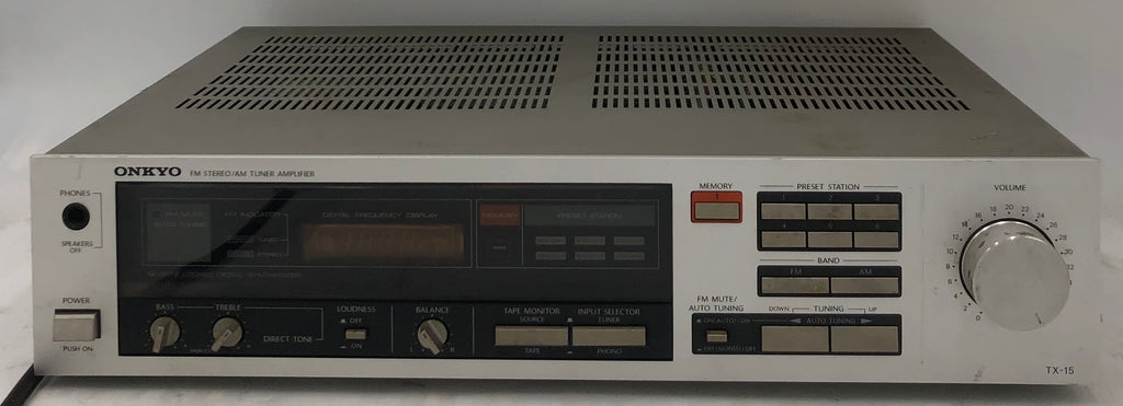 Grappig Vorming lezing Onkyo TX-15 FM Stereo/ AM Tuner Amplifier – Buffalo Computer Parts