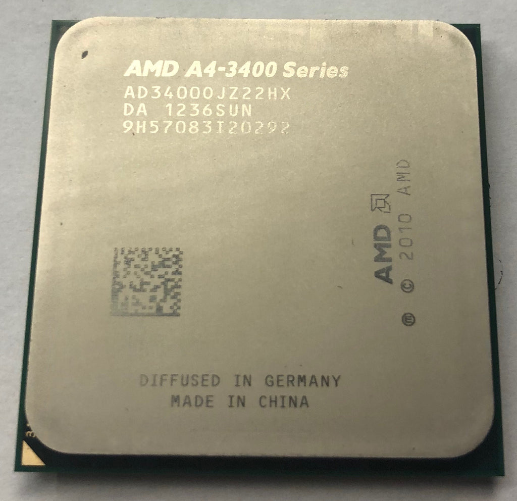 Ervaren persoon Ouderling Bron AMD A4-Series A4-3400 Desktop CPU Processor- AD3400OJZ22HX – Buffalo  Computer Parts
