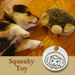 Squeaky Toy Dog Charm