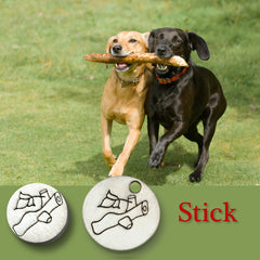 Stick Dog Charm