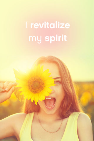 I revitalize my spirit Lifestyle Affirmation BeautifuLife by Kay Casperson