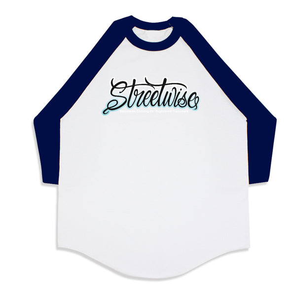 ICEY Raglan (White/Navy)