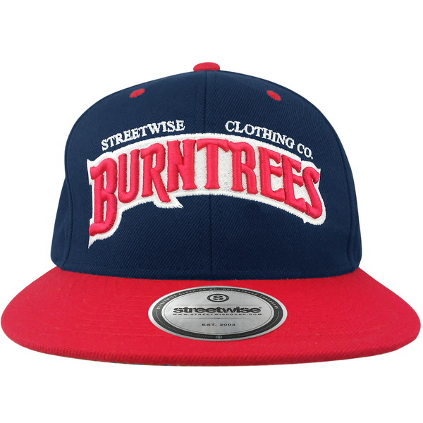 Burn Trees Snapback (Navy/Red)