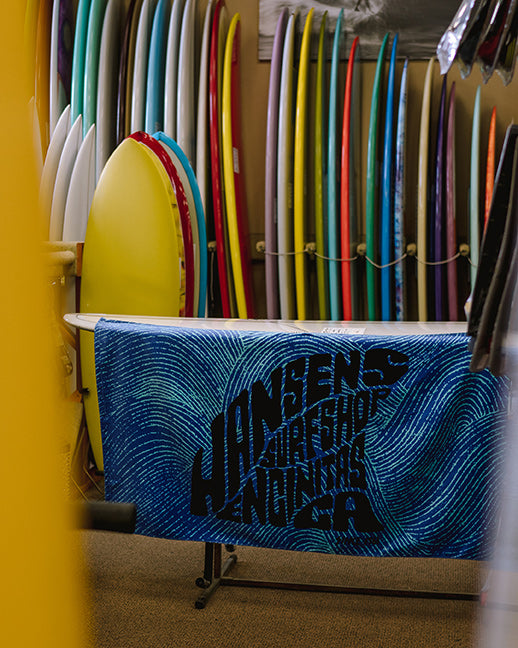 Hansen Surfboards Leus Collab towel