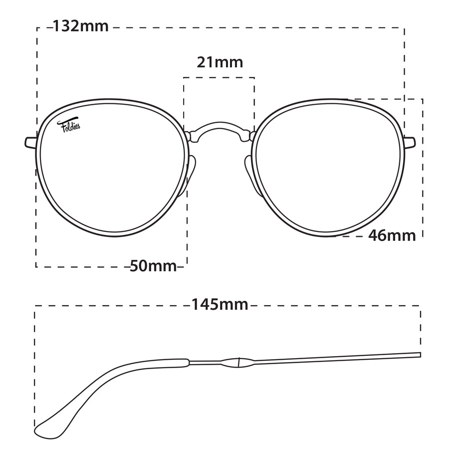 Foldies Folding Round Size Guide