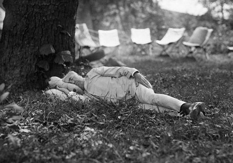 Thomas Edison Taking A Nap, 1921