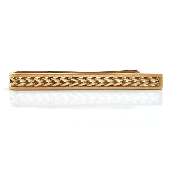 Cartier 18K Yellow Gold Tie Clip 