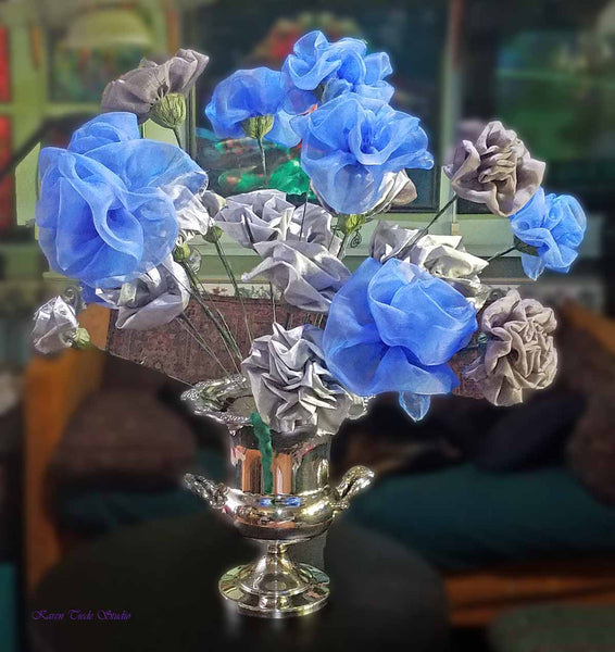 More flowers into Silver Hydrangea.