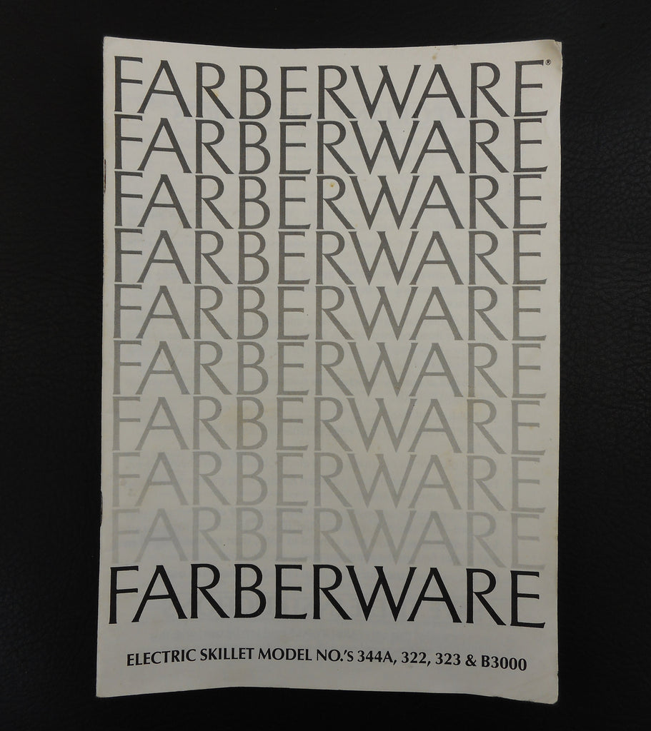 Farberware Electric Fry Pan Manual