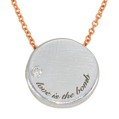 Love Is The Bomb Luxe DIAMOND Necklace
