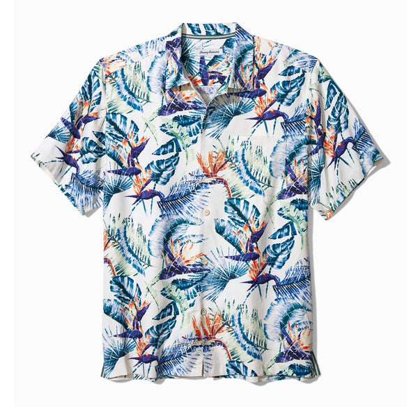 tommy bahama men's weekend tropics silk shirt