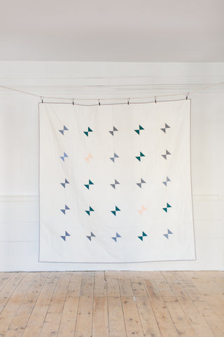 Amish Hourglass Quilt by Salty Oat