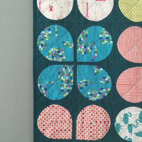 Retro Flowers Quilt by Salty Oat