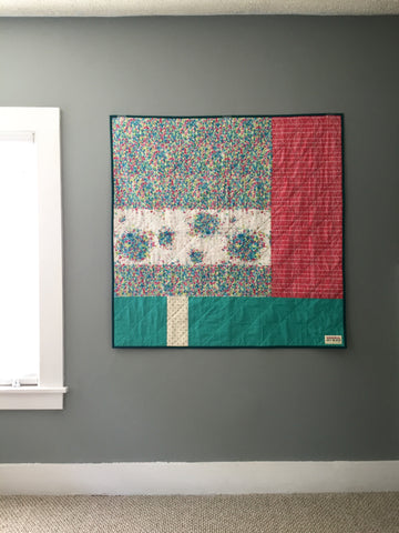 Retro Flowers Quilt by Salty Oat