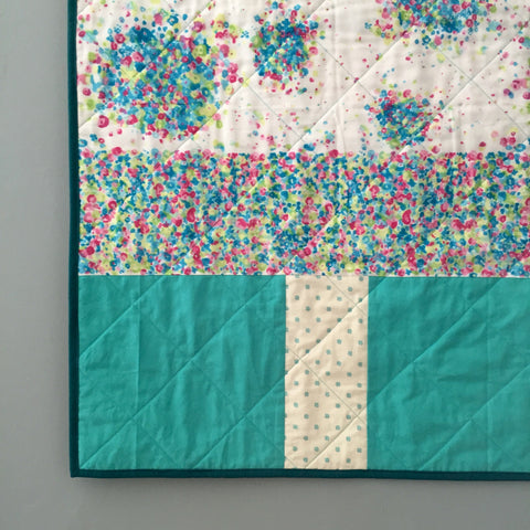 Retro Flowers Quilt by Salty Oat
