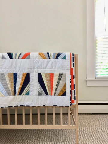 Sunrise Baby Quilt by Salty Oat