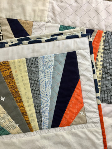 Sunrise Baby Quilt by Salty Oat