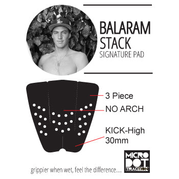 Balaram Stack surfboard traction pad specs