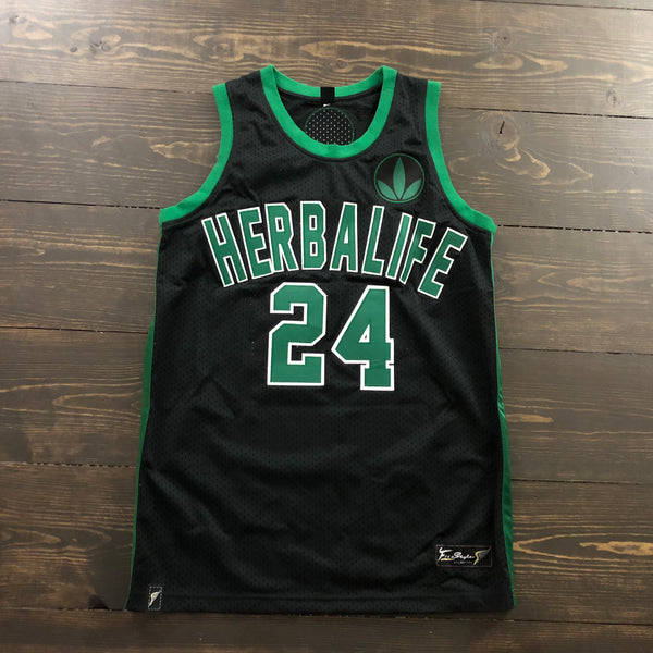 black green basketball jersey