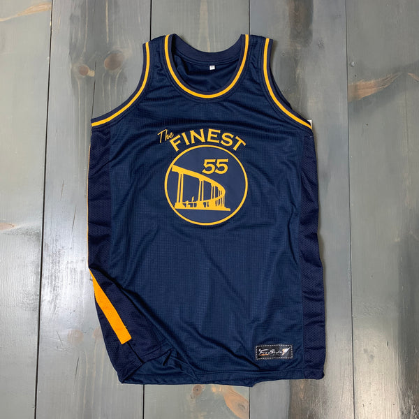 yellow gold basketball jersey