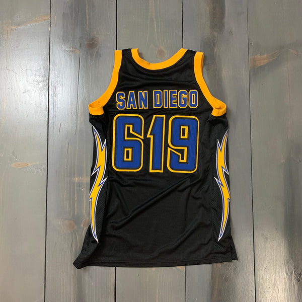 black chargers jersey