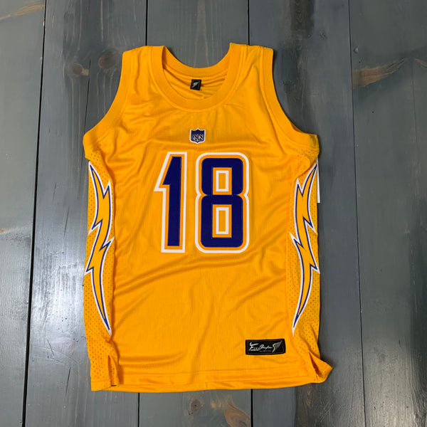 yellow basketball jersey